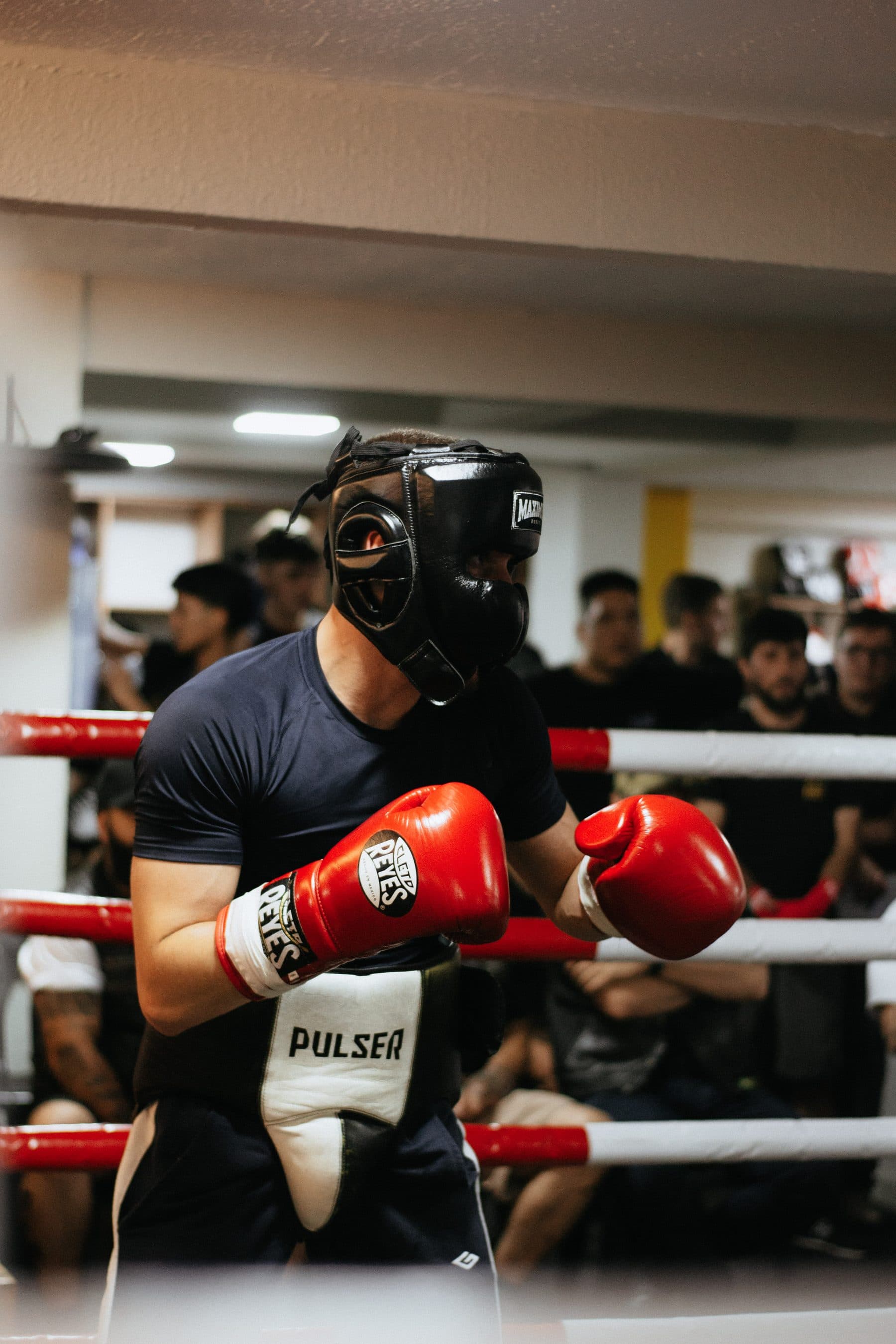 Treino de boxe na AUDAZ